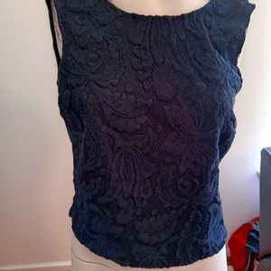 Black lace top
